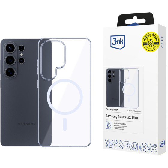 3MK Protection 3MK Clear Magcase For Samsung Galaxy S26 Ultra - Transparent - (W-3CleMagC-SGS26U-0)