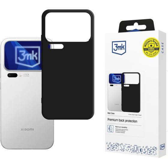 3MK Protection 3MK Matt Case For Xiaomi 17 Pro Max - Matte Black - (W-3MatCas-Xi16uls-0)