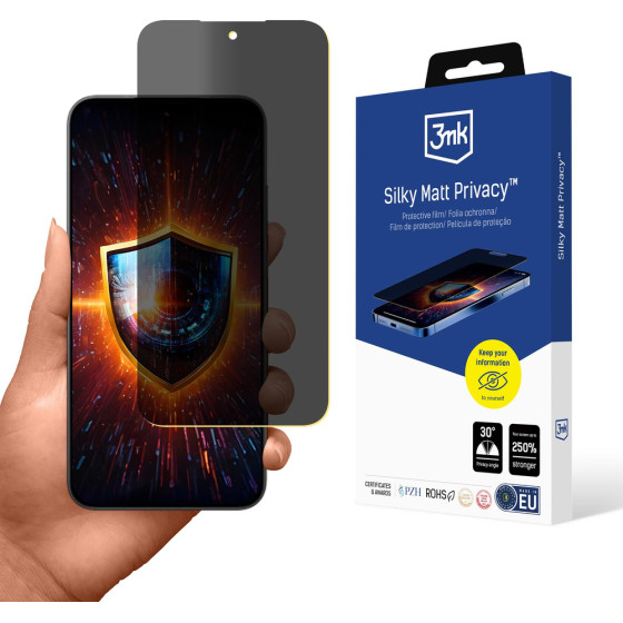3MK Protection 3MK Silky Matt Privacy Protective Film For Xiaomi Poco F7 - (W-3SlMatPv-PF7-0)