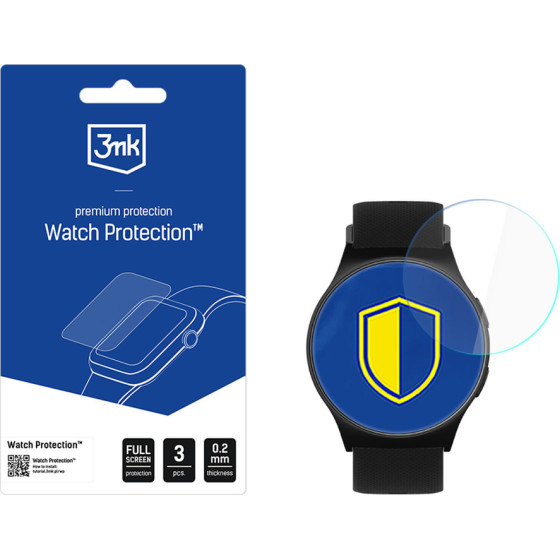 3MK Protection 3MK Watch Protection Arc Smartwatch Screen Protector Film For Motorola Moto Watch 47mm - (W-3WPrARC-MMW47-0)