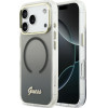 Guess Iml Gradient Script Metal Magsafe Case For Iphone 17 Pro Max - Black - (GUE005272-0)