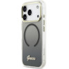 Guess Iml Gradient Script Metal Magsafe Case For Iphone 17 Pro Max - Black - (GUE005272-0)