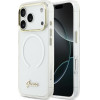 Guess Iml Gradient Script Metal Magsafe Case For Iphone 17 Pro Max - White - (GUE005276-0)