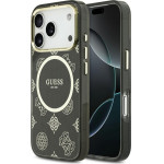 Guess Iml Peony Dot Magsafe Case For Iphone 17 Pro - Black - (GUE005277-0)