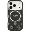 Guess Iml Peony Dot Magsafe Case For Iphone 17 Pro - Black - (GUE005277-0)
