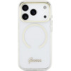 Guess Iml Script Metal Magsafe Case For Iphone 17 Pro - Clear - (GUE005270-0)