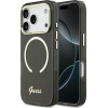 Guess Iml Script Metal Magsafe Case For Iphone 17 Pro Max - Black - (GUE005266-0)