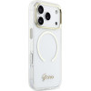 Guess Iml Script Metal Magsafe Case For Iphone 17 Pro Max - Clear - (GUE005271-0)