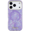 Guess Iml Shell Script Metal Magsafe Case For Iphone 17 Pro Max - Purple - (GUE005288-0)