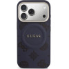 Guess Peony Hot Stamp Magsafe Case For Iphone 17 Pro Max - Blue - (GUE005249-0)