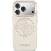 Guess Perforated 4G Magsafe Case For Iphone 17 Pro Max - Beige - (GUE005263-0)