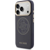 Guess Perforated 4G Magsafe Case For Iphone 17 Pro Max - Blue - (GUE005247-0)