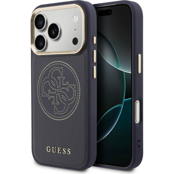 Guess Perforated 4G Magsafe Case For Iphone 17 Pro Max - Blue - (GUE005247-0)