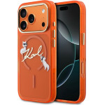 Karl Lagerfeld Iml Choupettes Karl Script Logo Magsafe Case For Iphone 17 Pro - Orange - (KF003005-0)
