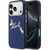 Karl Lagerfeld Iml Choupettes Karl Script Logo Magsafe Case For Iphone 17 Pro Max - Blue - (KF003012-0)