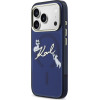 Karl Lagerfeld Iml Choupettes Karl Script Logo Magsafe Case For Iphone 17 Pro Max - Blue - (KF003012-0)