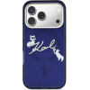 Karl Lagerfeld Iml Choupettes Karl Script Logo Magsafe Case For Iphone 17 Pro Max - Blue - (KF003012-0)