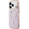 Karl Lagerfeld Iml Choupettes Karl Script Logo Magsafe Case For Iphone 17 Pro Max - Pink - (KF002978-0)