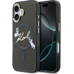 Karl Lagerfeld Iml Choupettes Karl Script Logo Magsafe Iphone 17 Case - Black - (KF002971-0)