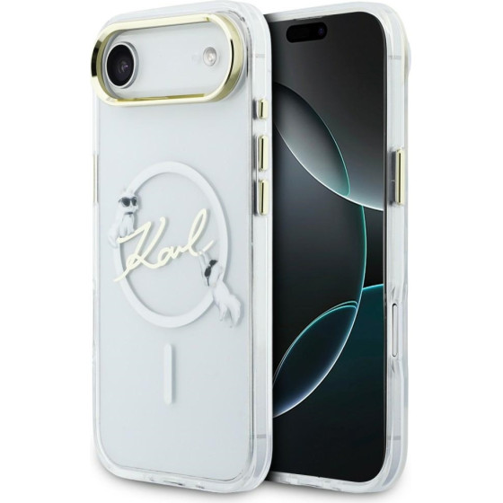 Karl Lagerfeld Iml Choupettes Karl Script Logo Magsafe Iphone Air Case - Clear - (KF002980-0)