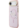 Karl Lagerfeld Iml Choupettes Karl Script Logo Magsafe Iphone Air Case - Pink - (KF002976-0)