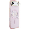 Karl Lagerfeld Iml Choupettes Karl Script Logo Magsafe Iphone Air Case - Pink - (KF002976-0)