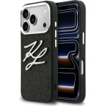 Karl Lagerfeld Iml Glitter Kl Diamond Logo Case For Iphone 17 Pro - Black - (KF002965-0)