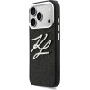 Karl Lagerfeld Iml Glitter Kl Diamond Logo Case For Iphone 17 Pro - Black - (KF002965-0)