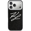 Karl Lagerfeld Iml Glitter Kl Diamond Logo Case For Iphone 17 Pro - Black - (KF002965-0)