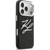Karl Lagerfeld Iml Glitter Kl Diamond Logo Case For Iphone 17 Pro - Black - (KF002965-0)
