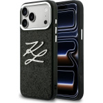 Karl Lagerfeld Iml Glitter Kl Diamond Logo Case For Iphone 17 Pro Max - Black - (KF002966-0)