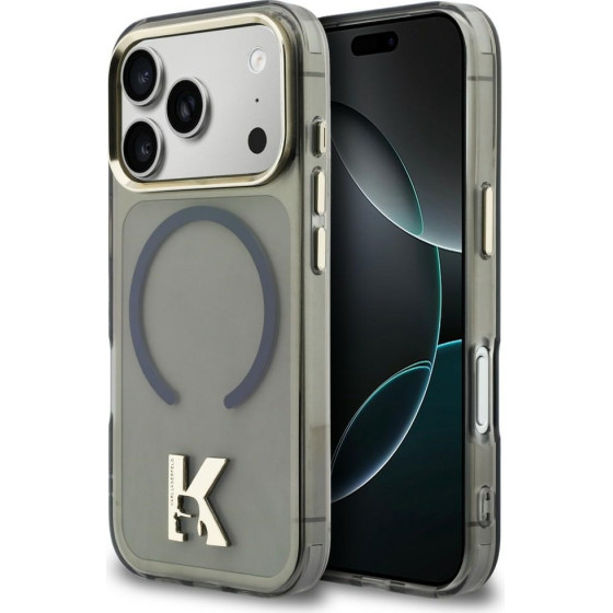 Karl Lagerfeld Iml K Head Logo Magsafe Case For Iphone 17 Pro - Black - (KF002936-0)