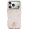 Karl Lagerfeld Iml Kl Script Logo Magsafe Case For Iphone 17 Pro Max - Pink - (KF002947-0)