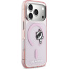 Karl Lagerfeld Iml Peekaboo Magsafe Case For Iphone 17 Pro - Pink - (KF002983-0)