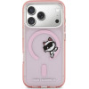 Karl Lagerfeld Iml Peekaboo Magsafe Case For Iphone 17 Pro Max - Pink - (KF002984-0)