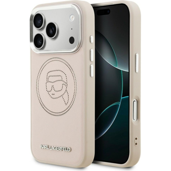 Karl Lagerfeld K Head Point Logo Magsafe Case For Iphone 17 Pro Max - Pink - (KF002958-0)