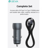Devia ��������� ����������� ������� �������� EA507 Metal �� ����� ����� Usb A & Usb C Pd Qc 3.0 48W & ������� Usb C �� Usb C Extreme ������ ���� - (112773)