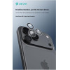 Devia ��������� �������� ������� �������� �� ����� Usb C Pd 30W �� ���� Shockproof & Tempered Glass & Camera Cover Apple Iphone 17 Star Pack ����� - (132313)