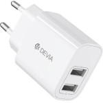 Devia ��������� �������� RLC-342 �� ����� ����� 2xUsb A 12W & ������� Usb A �� Lightning 1m Lite2 ����� - (140844)