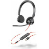 Poly Wire Headphones Jack 3,5 Mm / Usb A Blackwire C3325 black