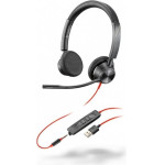 Poly Wire Headphones Jack 3,5 Mm / Usb A Blackwire C3325 black