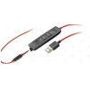 Poly Wire Headphones Jack 3,5 Mm / Usb A Blackwire C3325 black