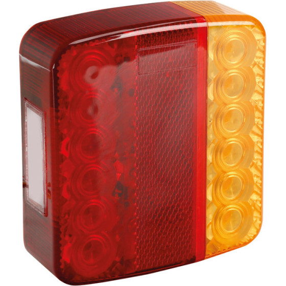 Lampa - ������ �������/�������� ���� 5 ������� 16LEd ����� Standard ���� ����������� 12/24V �������� 97x105x36mm ��� ��������� ���������� ��� ������� - 1 ���. (L4155.5) - (41555)