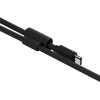 ENERGEA Lasso Lanyard Cable USB-C Phone Lanyard - USB-C 1.5m 240W Black - (CBL-LASS-BLK150)