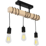 GloboStar Lucita Vintage ��������� ������ �� ����� 3 x E27 Ac 220-240V IP20 - ����� & ���� - �50 x �27 x �112cm - (201-0031)