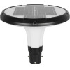 GloboStar Square ��������� ������� Post Top ��������/������/����� Led 25W 1000lm �� ��������� ������� ��� ��������� ������ IP65 ����� ����� 6000K - 2 ������ ������� - (90504)