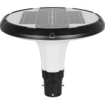 GloboStar Square ��������� ������� Post Top ��������/������/����� Led 25W 1000lm �� ��������� ������� ��� ��������� ������ IP65 ����� ����� 6000K - 2 ������ ������� - (90504)