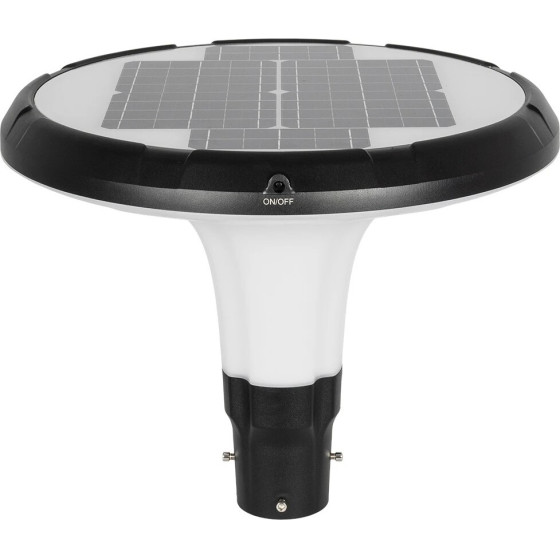 GloboStar Square ��������� ������� Post Top ��������/������/����� Led 25W 1000lm �� ��������� ������� ��� ��������� ������ IP65 ����� ����� 6000K - 2 ������ ������� - (90504)