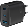 Mobile Origin Gan 40W Wall Charger MO13, Black 1 USB-A + 2 USB-C - (FRL-GAN40W-MO13-BLK)