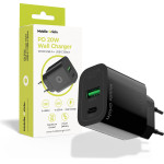 Mobile Origin PD20W Wall Charger MO12, Black 1 USB-A + 1 USB-C - (FRL-PD20W-MO12-BLK)